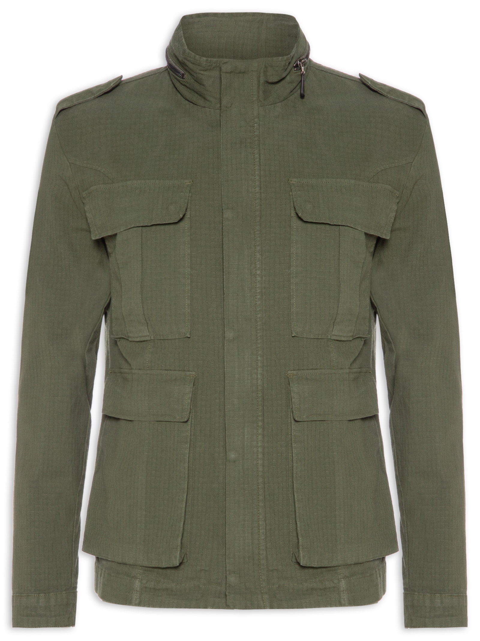 Parka Masculina Ripstop Cotton – Verde Osklen