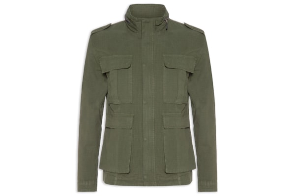 Parka Masculina Ripstop Cotton – Verde