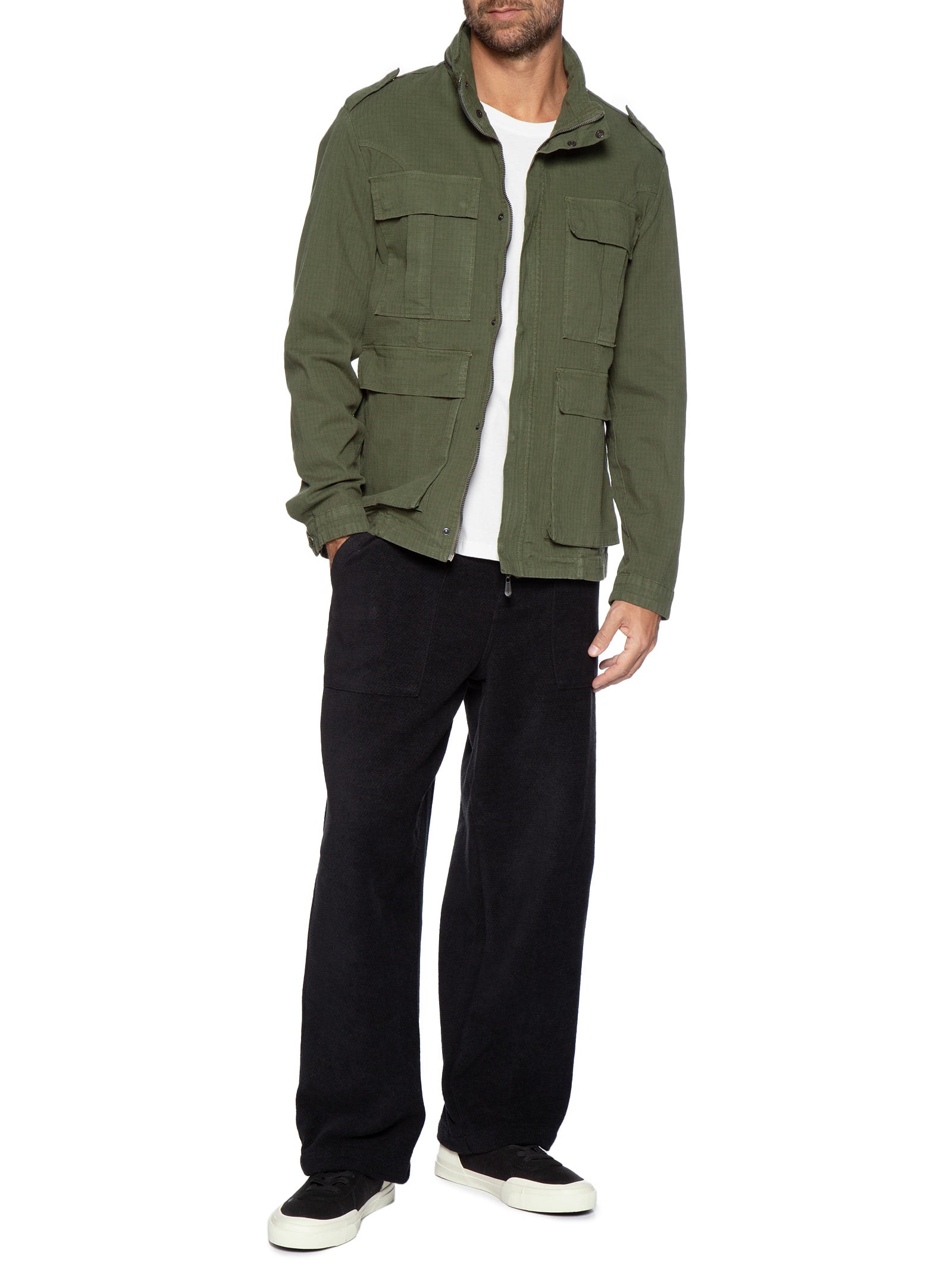 Parka Masculina Ripstop Cotton – Verde Osklen
