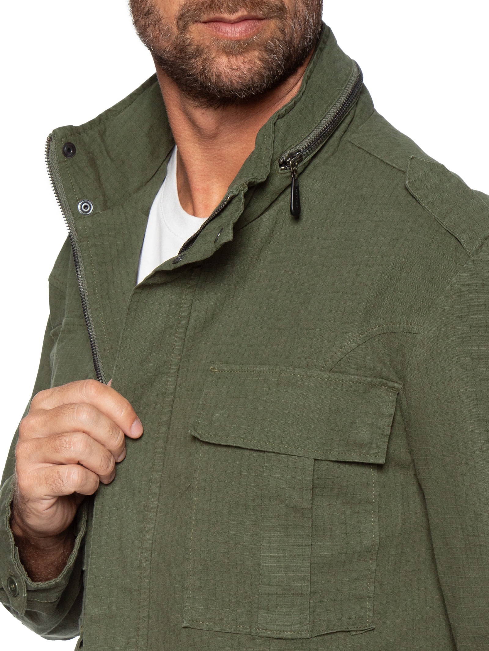 Parka Masculina Ripstop Cotton – Verde Osklen