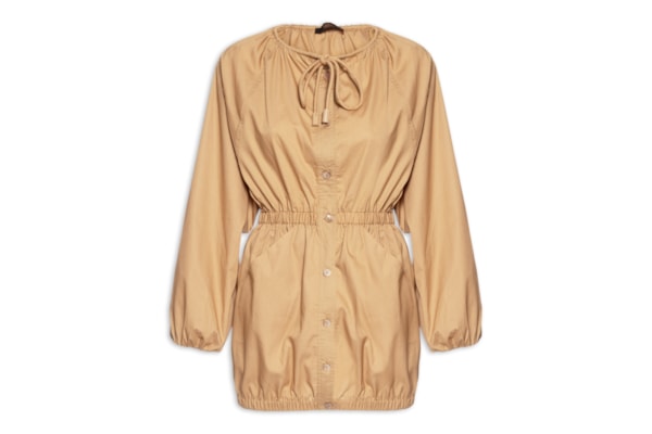 Parka Vestido Tan - Bege