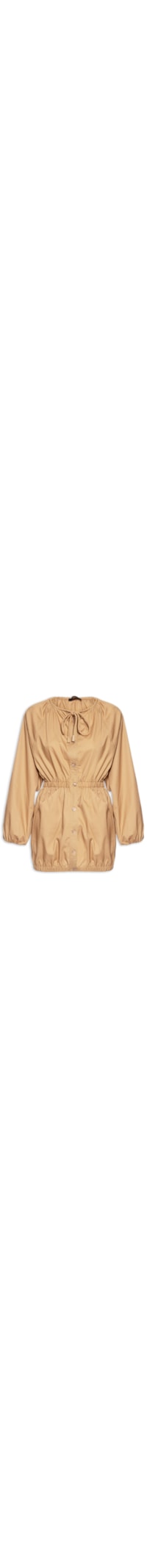 Parka Vestido Tan - Bege
