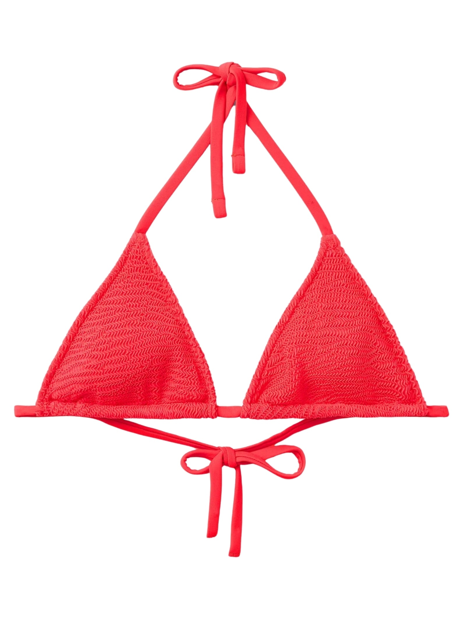 Parte De Cima Biquíni Cortininha Crinkle Waves Rosa Calzedonia