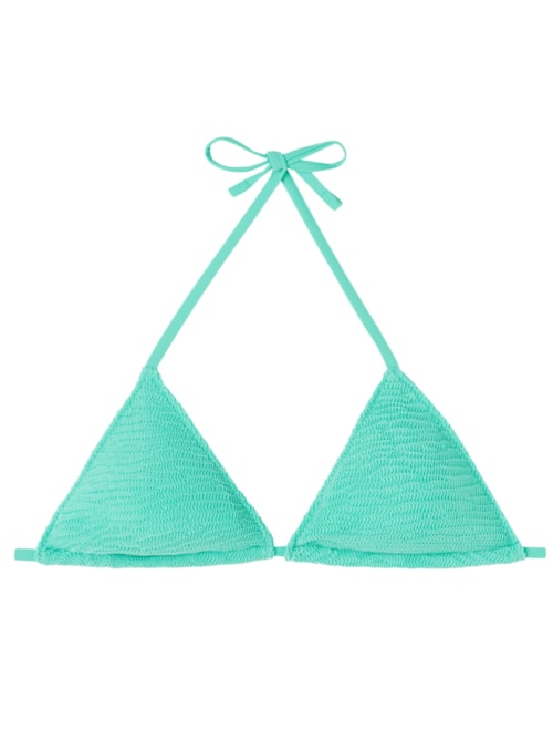Parte De Cima Biquíni Cortininha Crinkle Waves – Verde