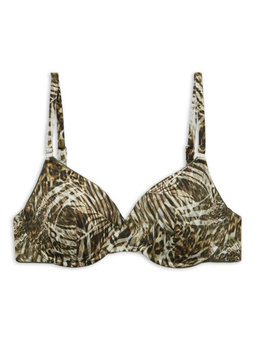 Parte De Cima Biquíni Push-Up Tropical Animalier – Verde
