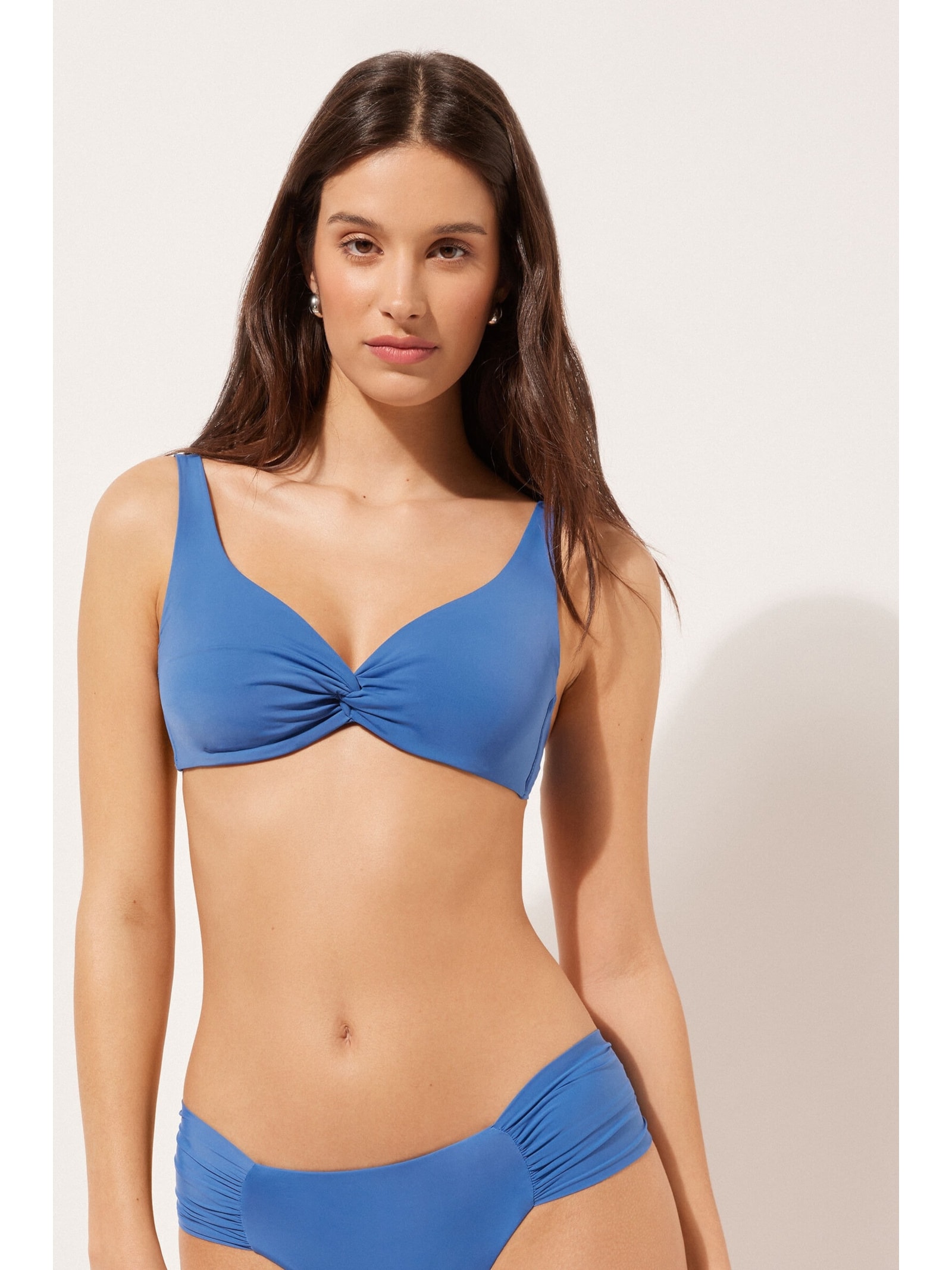 Parte De Cima De Biquíni Balconette Indonésia Azul Calzedonia