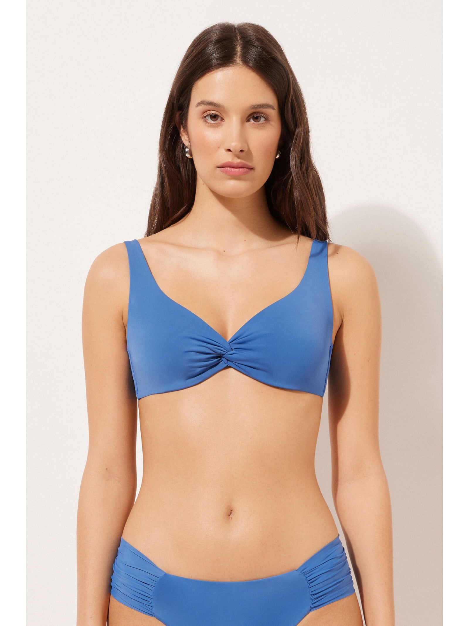 Parte De Cima De Biquíni Balconette Indonésia Azul Calzedonia