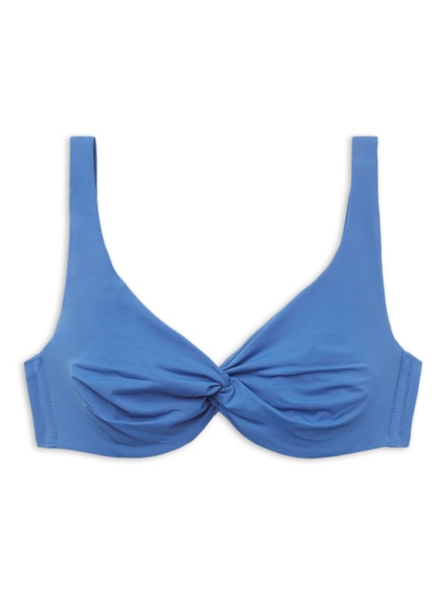 Parte De Cima De Biquíni Balconette Indonésia – Azul