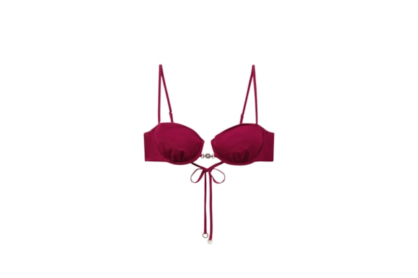 Parte De Cima De Biquíni Balconette Minimal Fit - Bordô