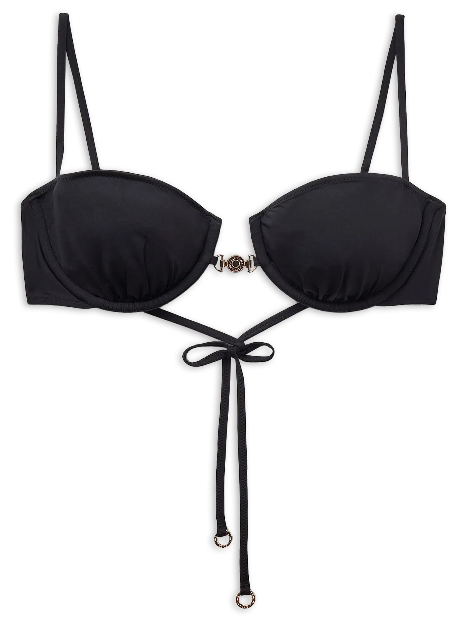 Parte De Cima De Biquíni Balconette Minimal Fit Preto Calzedonia