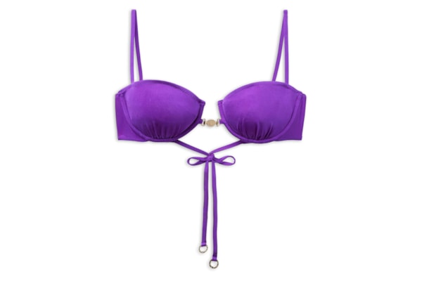 Parte De Cima De Biquíni Balconette Minimal Fit - Roxo
