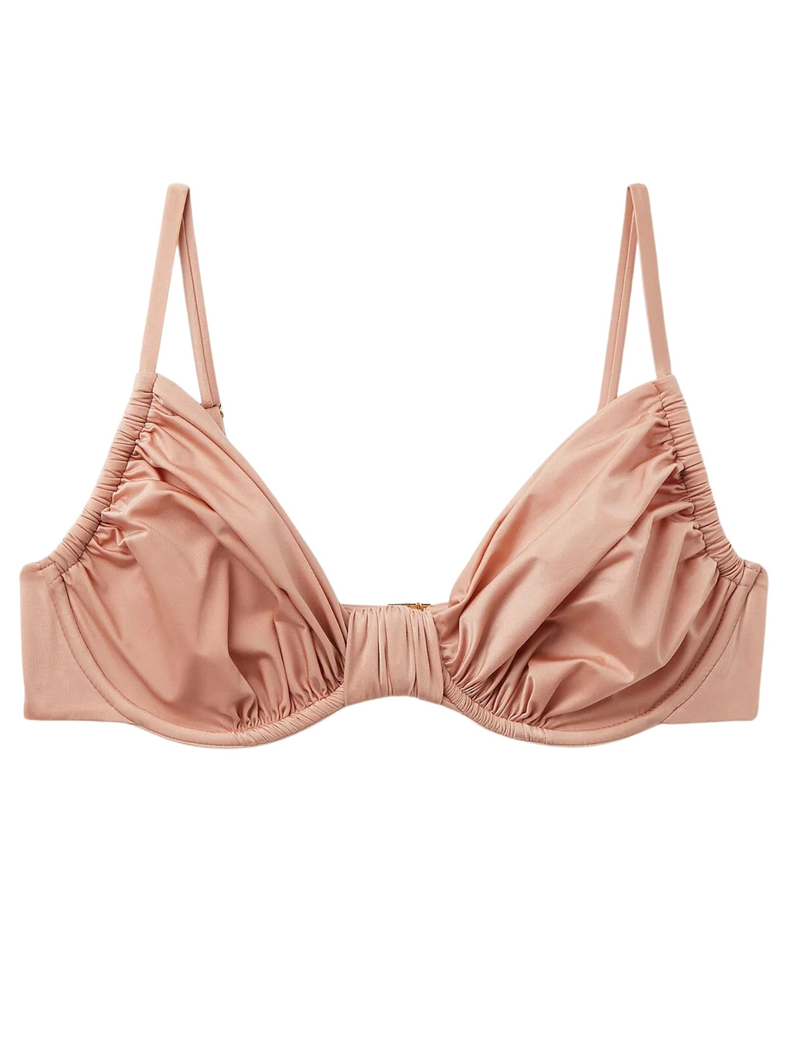 Parte De Cima De Biquíni Balconette Shiny Satin Rosa Calzedonia