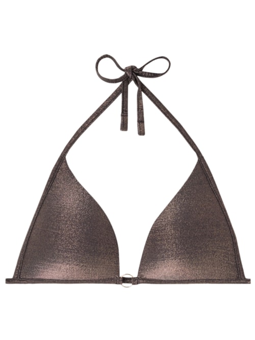 Parte De Cima De Bíquini Cortininha Costume Hollywood – Marrom