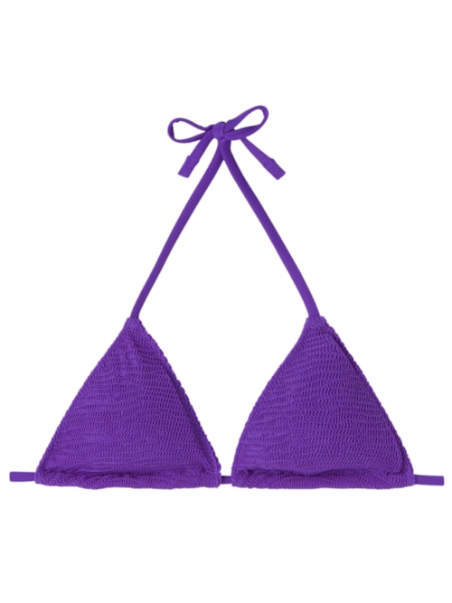 Parte De Cima De Biquíni Cortininha Crinkle Waves – Roxo