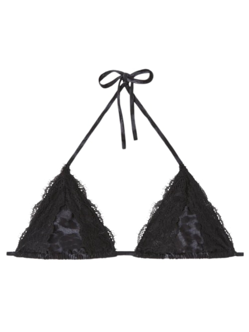 Parte De Cima De Biquíni Cortininha Daloa - Preto