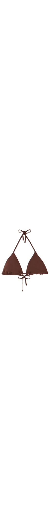 Parte De Cima De Biquíni Cortininha Double Concept - Marrom