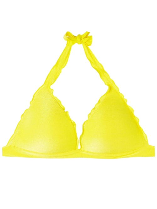 Parte De Cima De Biquíni Cortininha Graduada Formentera - Amarelo