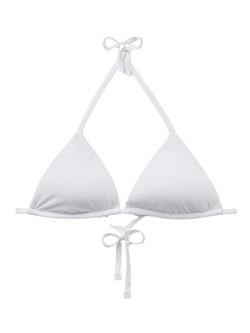 Parte De Cima De Biquíni Cortininha Indonésia – Branco