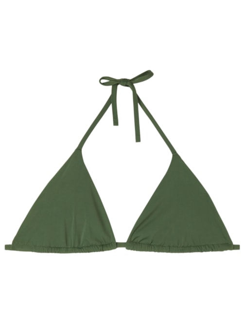 Parte De Cima De Biquíni Cortininha Indonésia – Verde