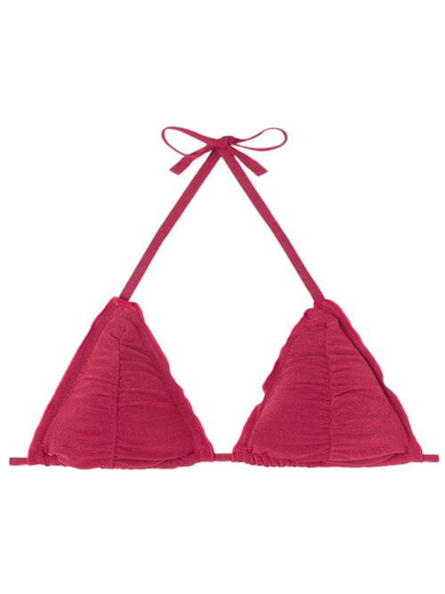 Parte De Cima De Biquíni Cortininha Islamorada – Vermelho