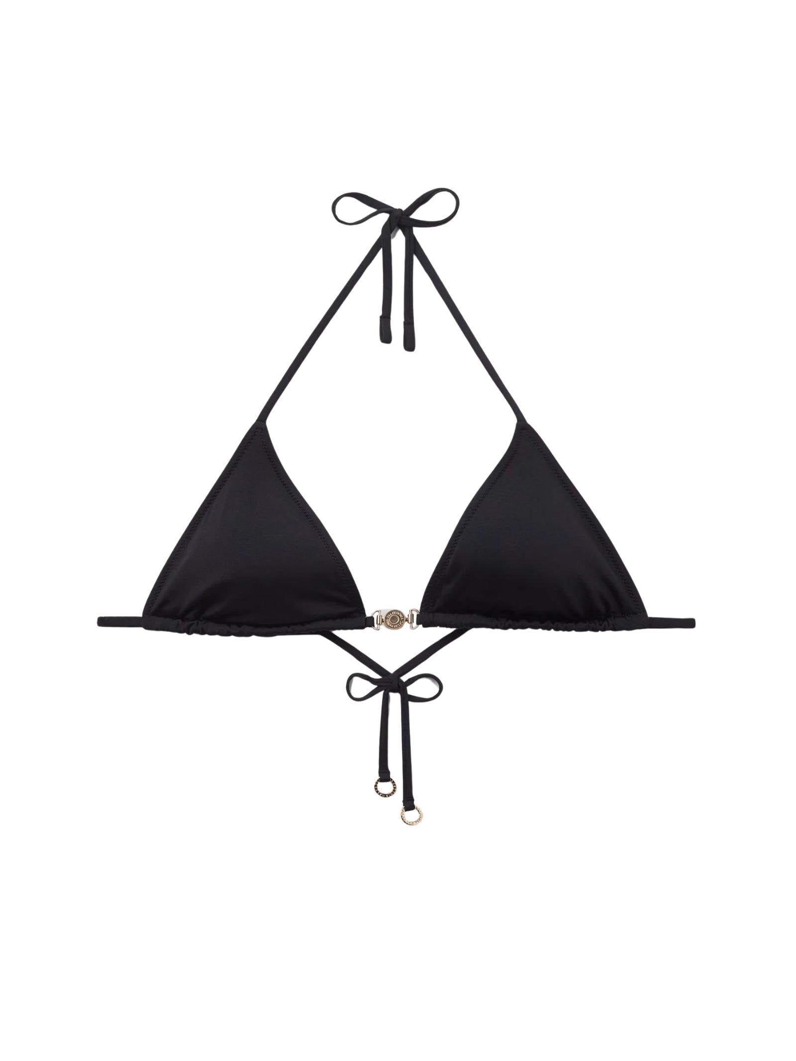 Parte De Cima De Biquíni Cortininha Minimal Fit Preto Calzedonia