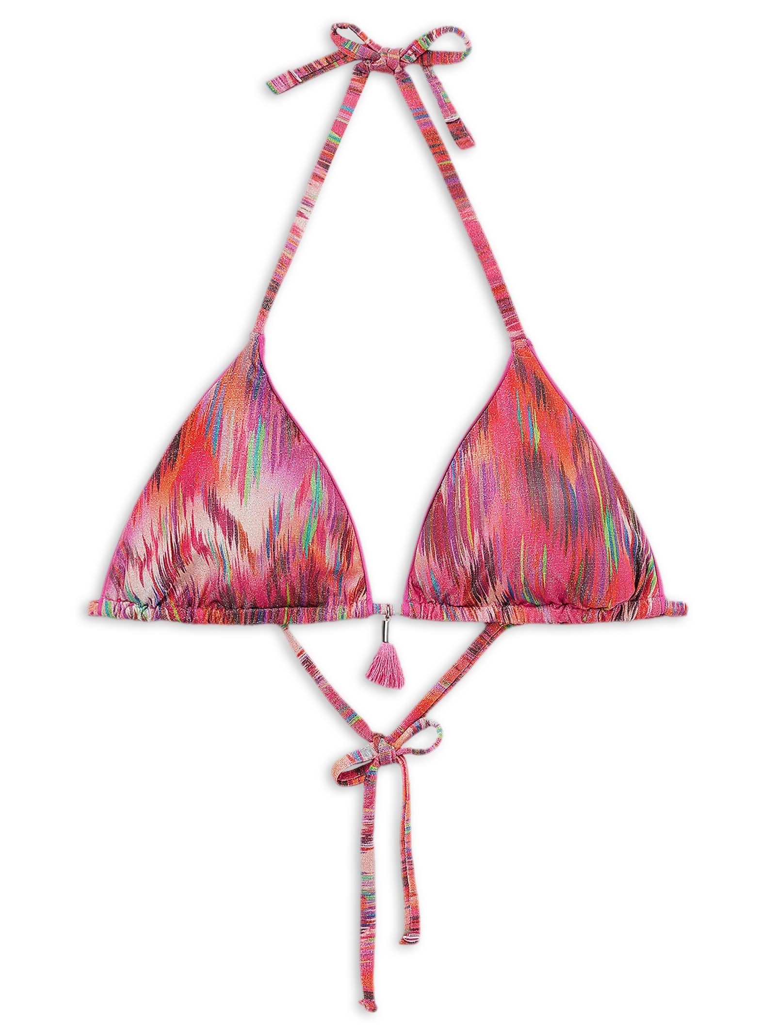 Parte De Cima De Biquíni Cortininha Multicolor Ethnic Rosa Calzedonia
