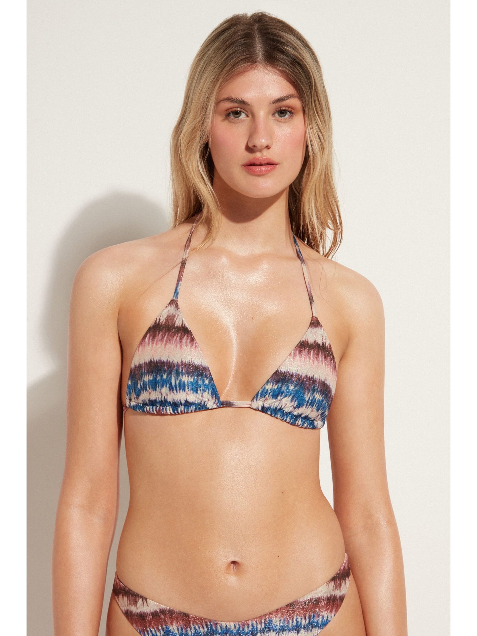 Parte De Cima De Biquíni Cortininha Tie-Dye Formentera Colorido Calzedonia