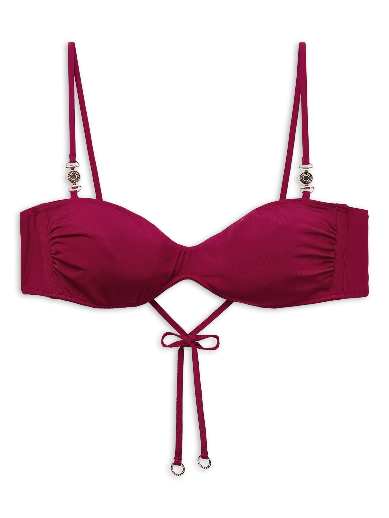 Parte De Cima De Biquíni Faixa Minimal Fit Bordô Calzedonia