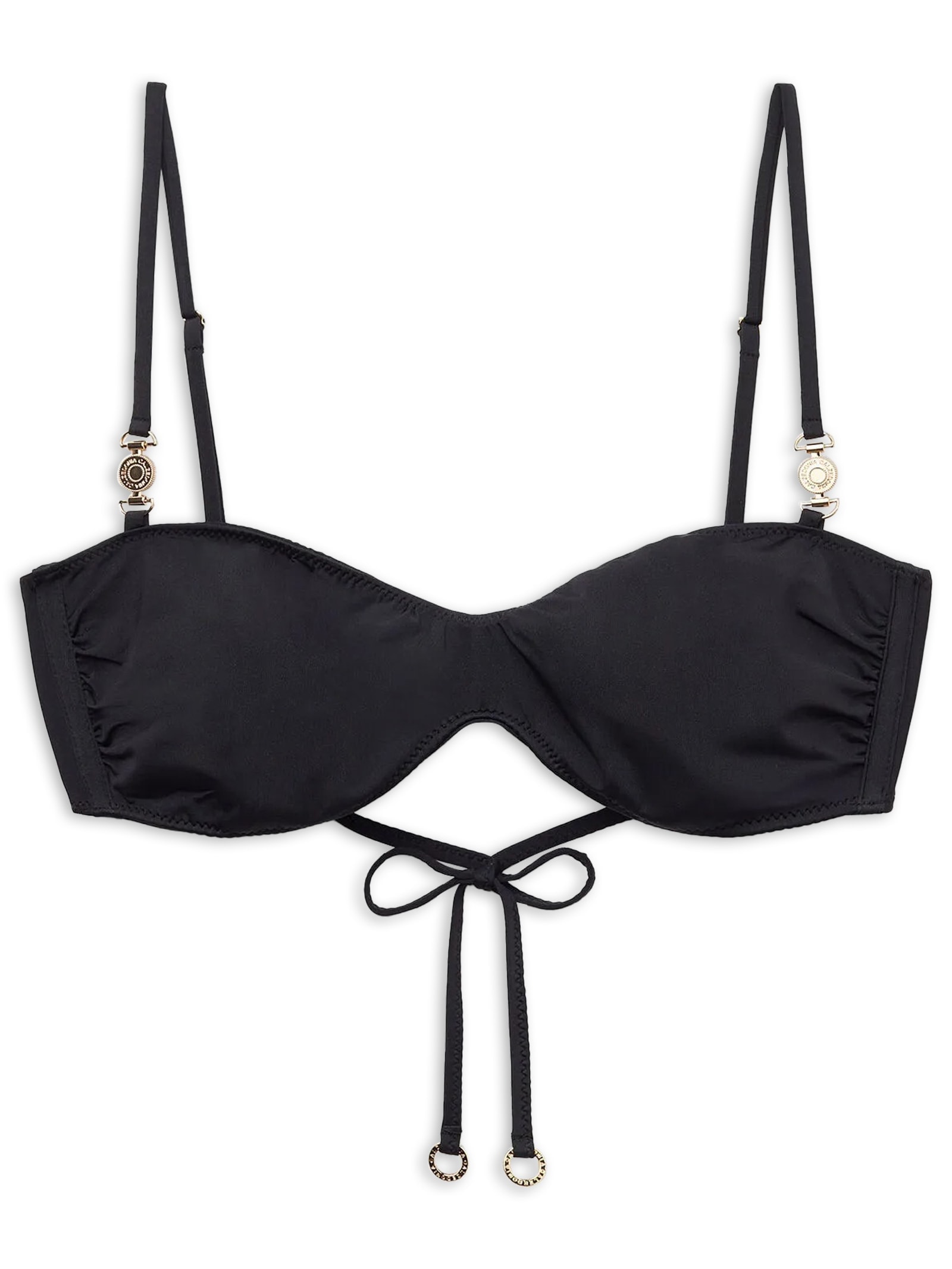 Parte De Cima De Biquíni Faixa Minimal Fit Preto Calzedonia