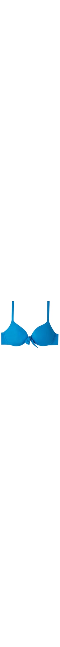 Parte De Cima De Biquíni Push-Up Almofadado Soft Indonésia - Azul