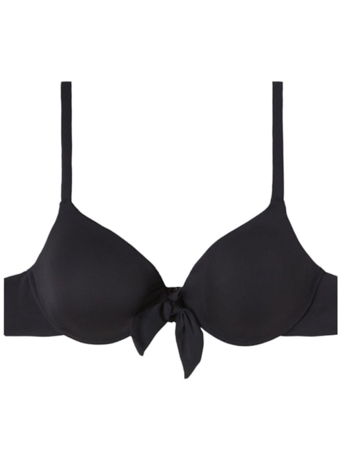 Parte De Cima De Biquíni Push-Up Almofadado Soft Indonesia – Preto