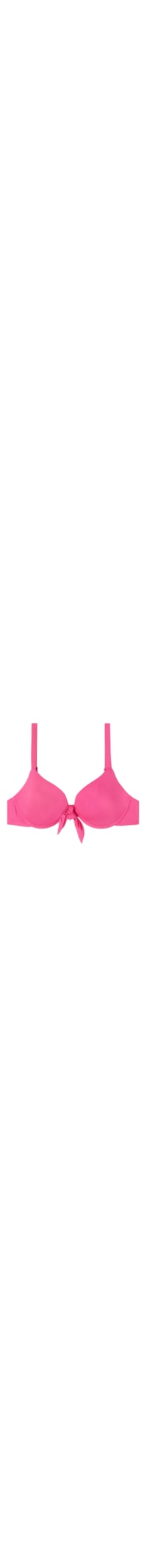 Parte De Cima De Biquíni Push-Up Almofadado Soft Indonésia - Rosa