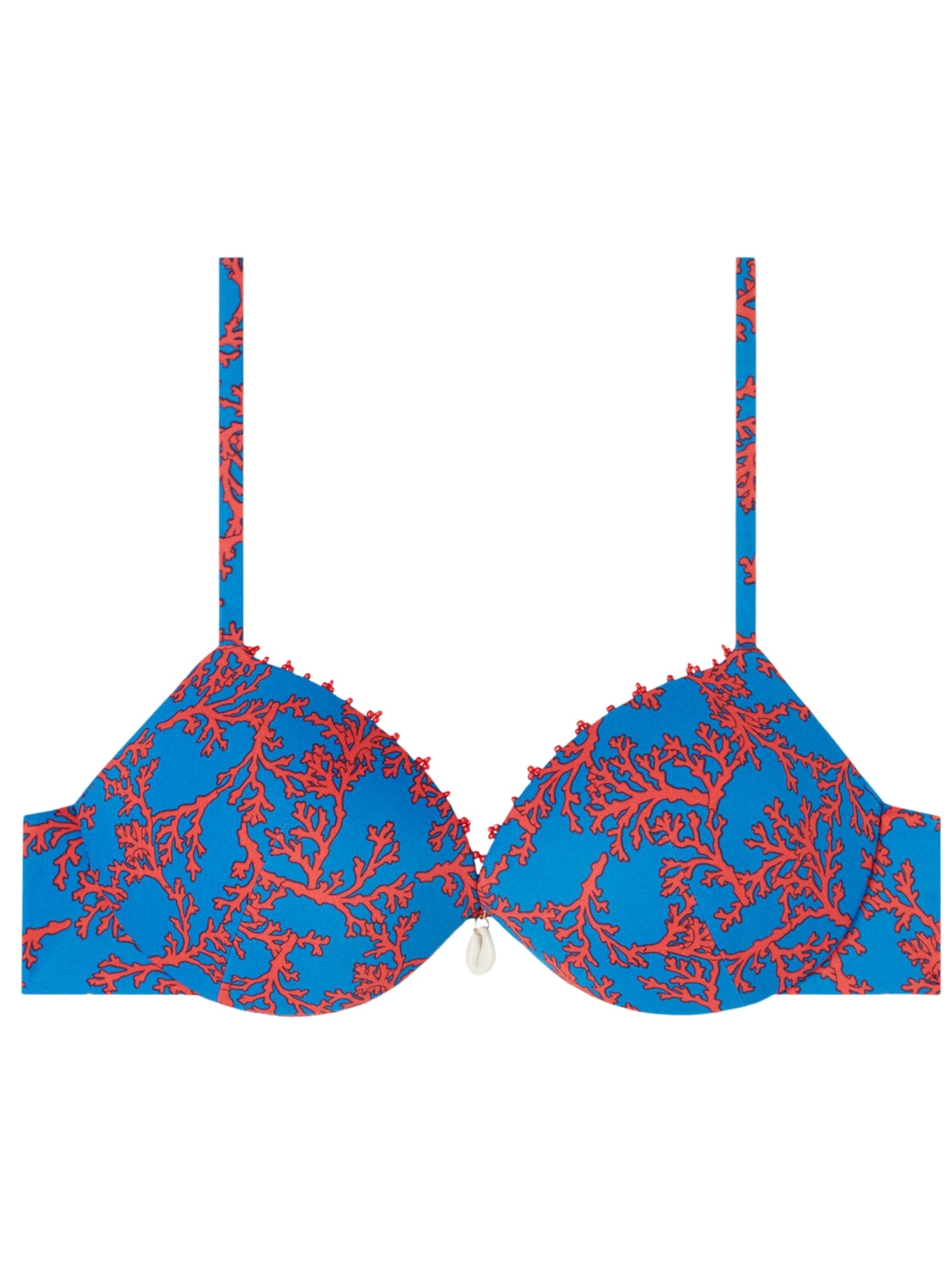 Parte De Cima De Biquíni Push-Up Bali Azul Calzedonia