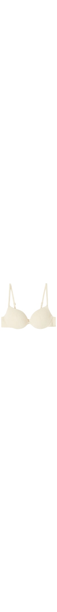 Parte De Cima De Biquíni Push-Up Cashmere Twist - Off-White
