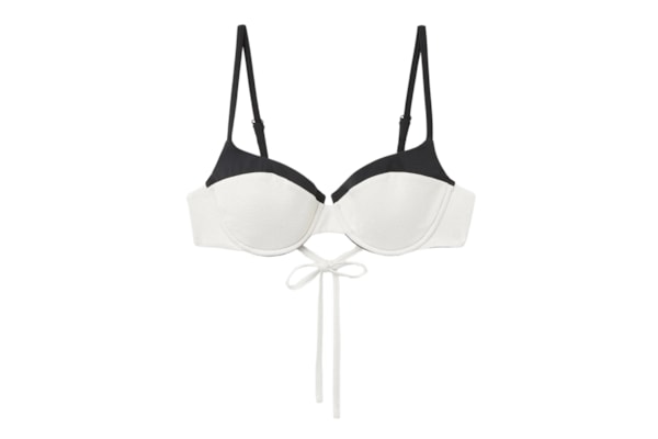 Parte De Cima De Biquíni Push-Up Double Bikini - Branco