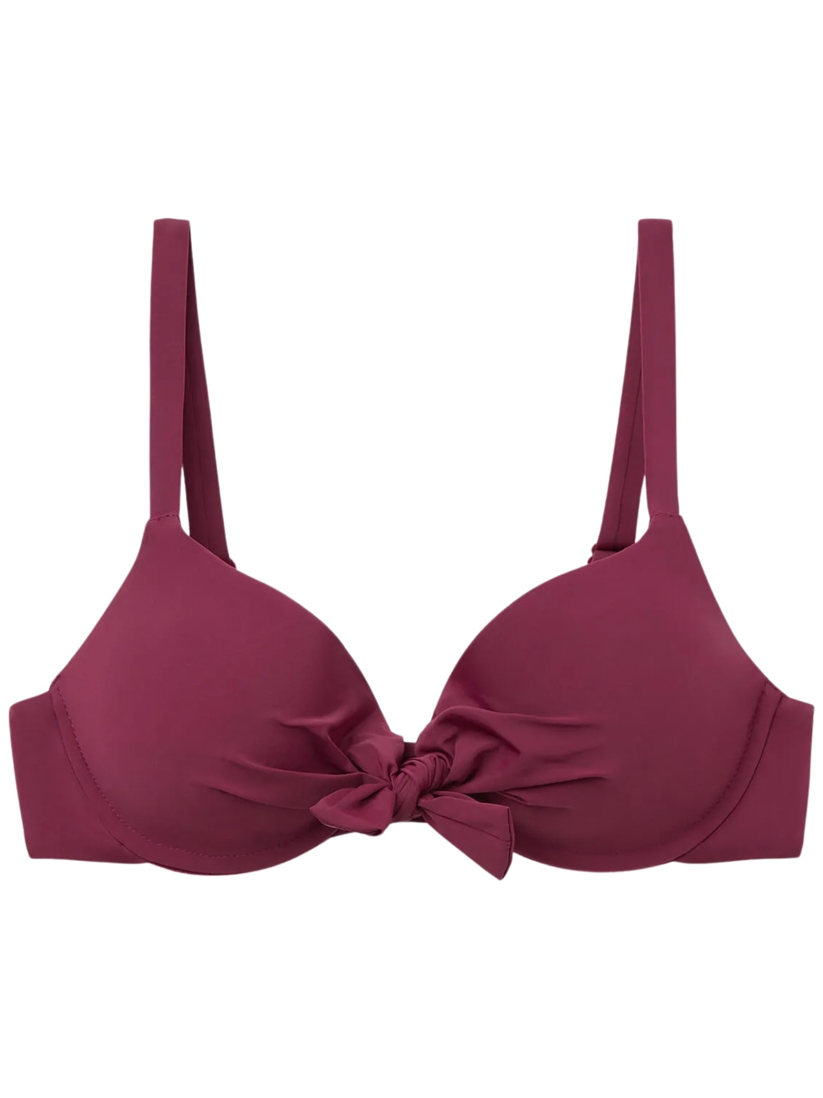 Parte De Cima De Biquíni Push-Up Indonésia Bordô Calzedonia