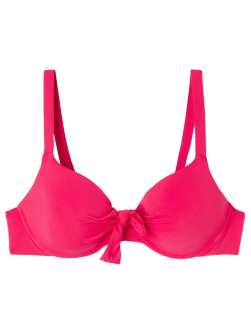 Parte De Cima De Biquíni Push-Up Indonésia – Rosa