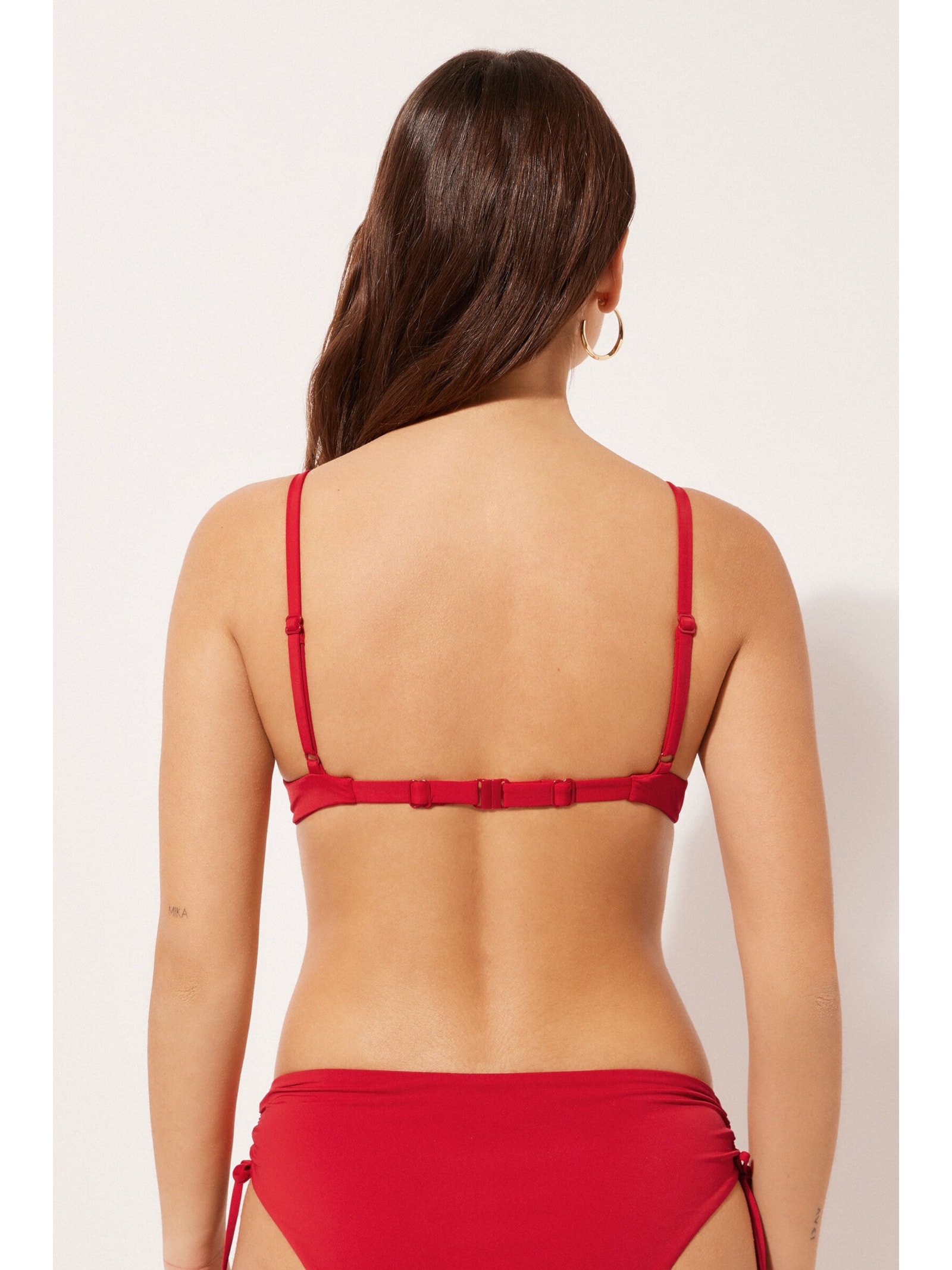 Parte De Cima De Biquíni Push-Up Indonésia Vermelho Calzedonia