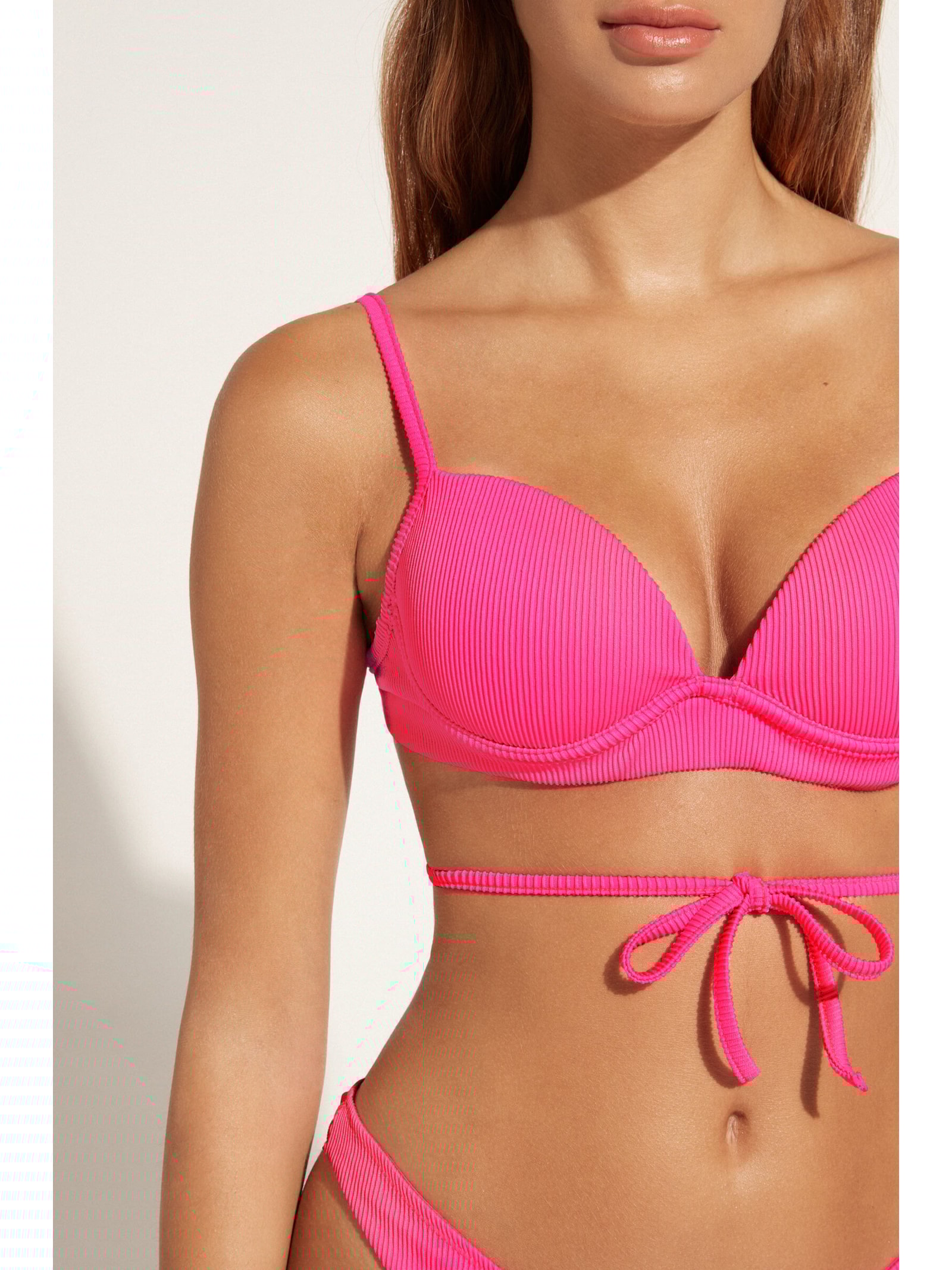 Parte De Cima De Biquíni Push Up New York Rosa Calzedonia