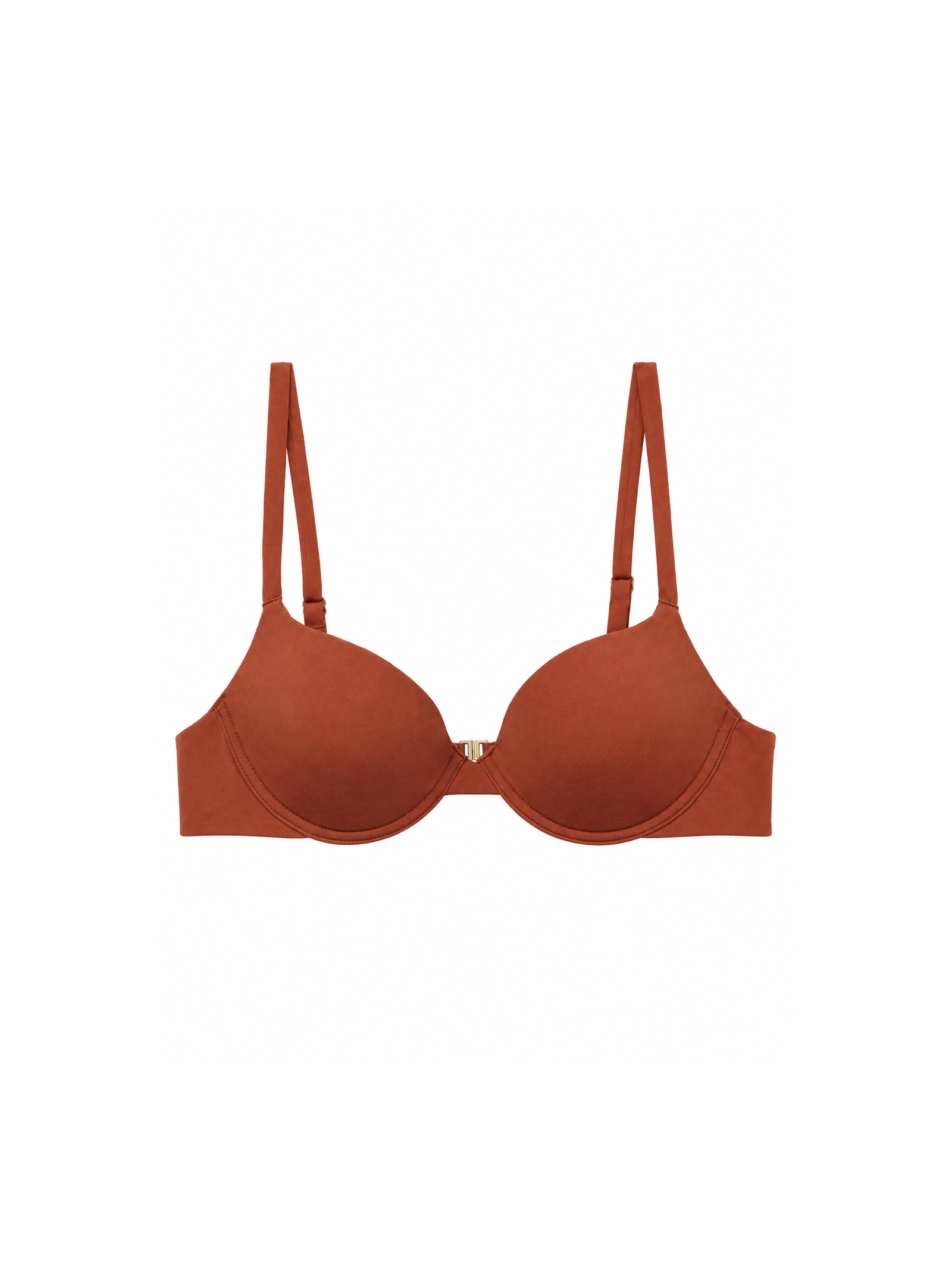 Parte De Cima De Biquíni Push-Up Premium Fit Marrom Calzedonia