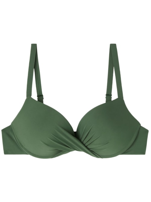 Parte De Cima De Biquíni Super Push-Up Indonésia – Verde