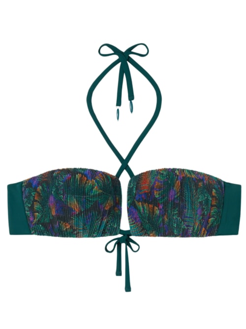 Parte De Cima De Biquíni Tomara Que Caia Night Foliage – Verde