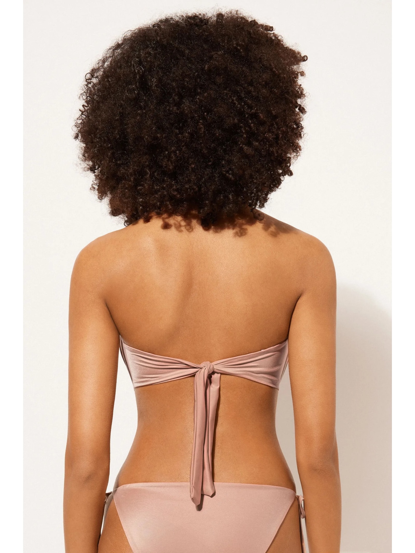 Parte De Cima De Biquíni Tomara Que Caia Shiny Satin Rosa Calzedonia