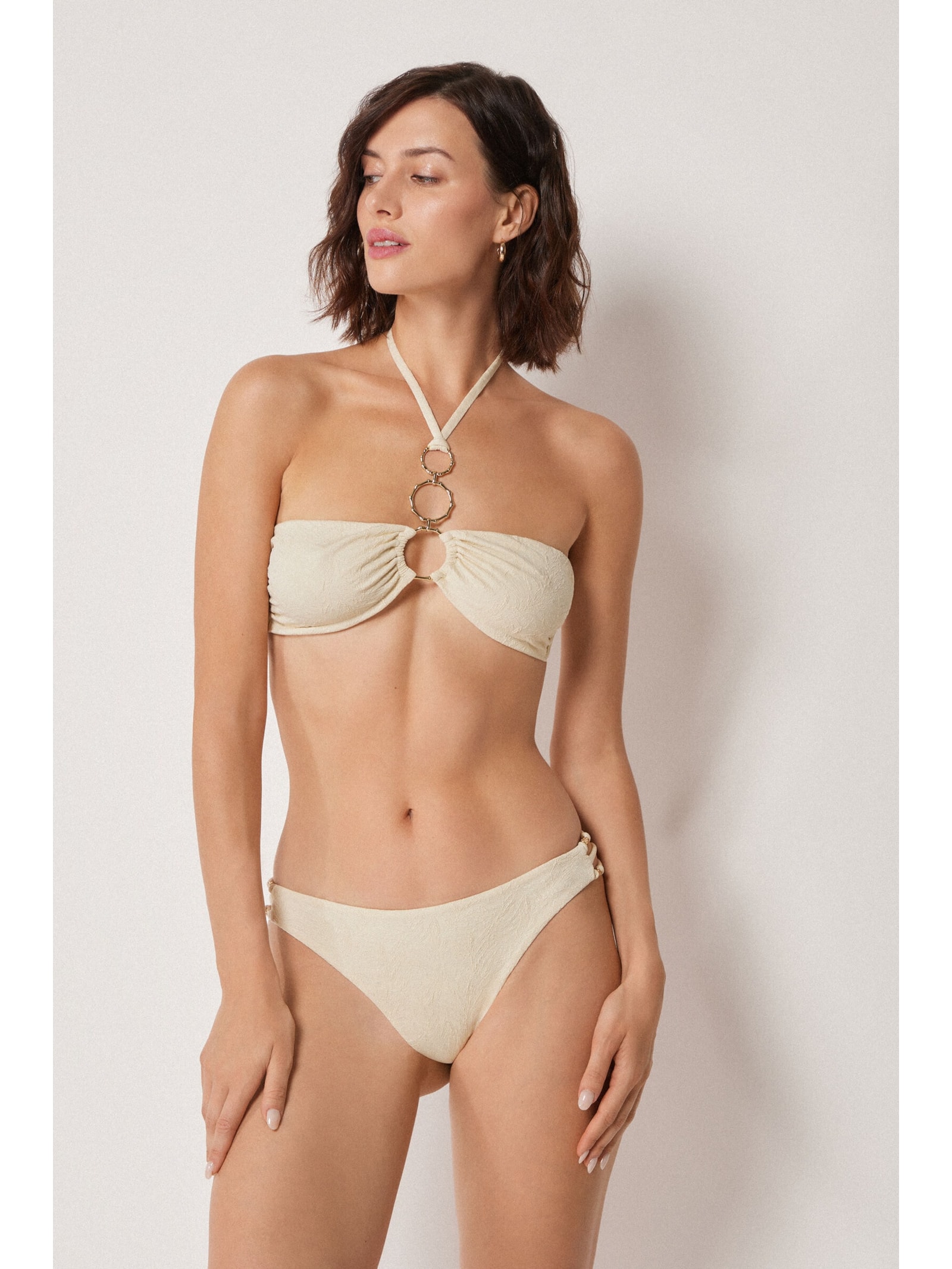 Parte De Cima De Biquíni Tomara Que Caia Wild Jungle Off-White Calzedonia