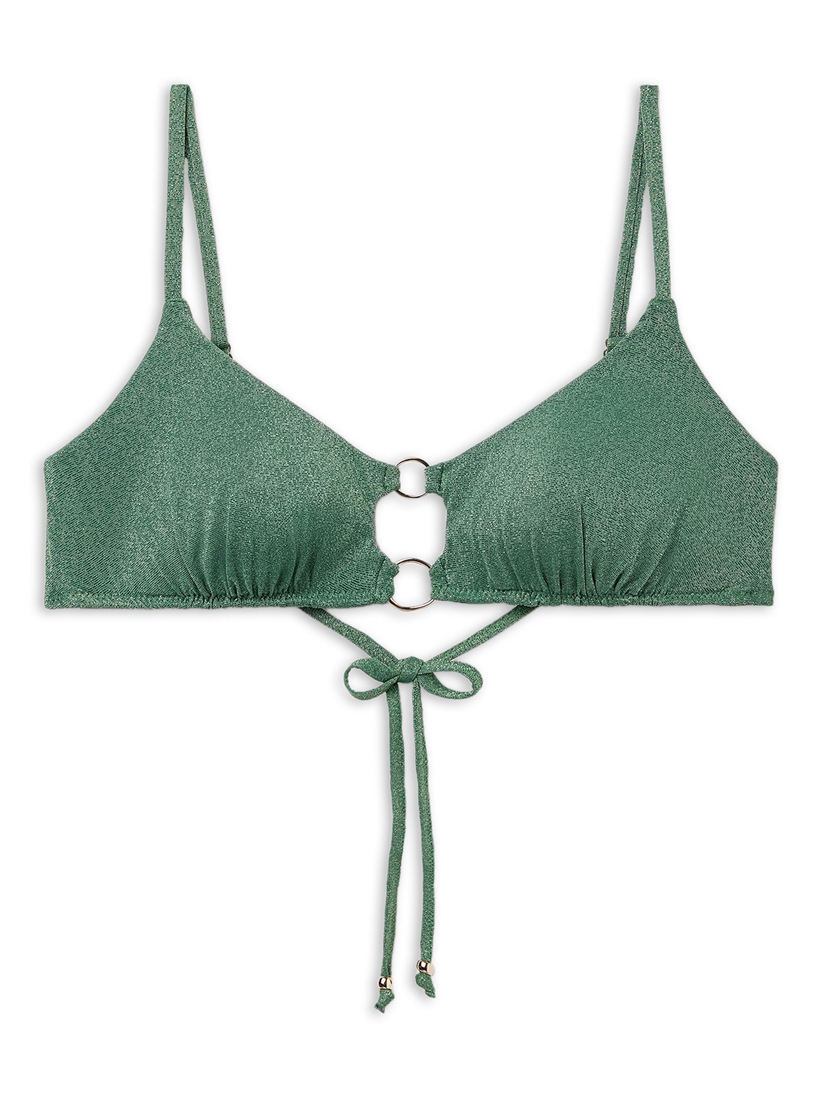 Parte De Cima De Biquíni Top Golden Gleam Verde Calzedonia