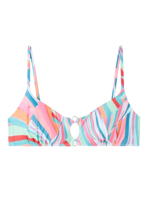 Parte De Cima De Biquíni Top Neon Summer – Azul