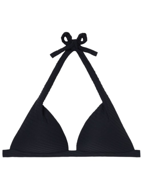Parte De Cima De Biquíni Triângulo 3d Black Waves – Preto