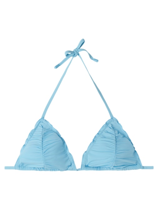 Parte De Cima De Biquíni Triângulo Acolchoado Ester – Azul