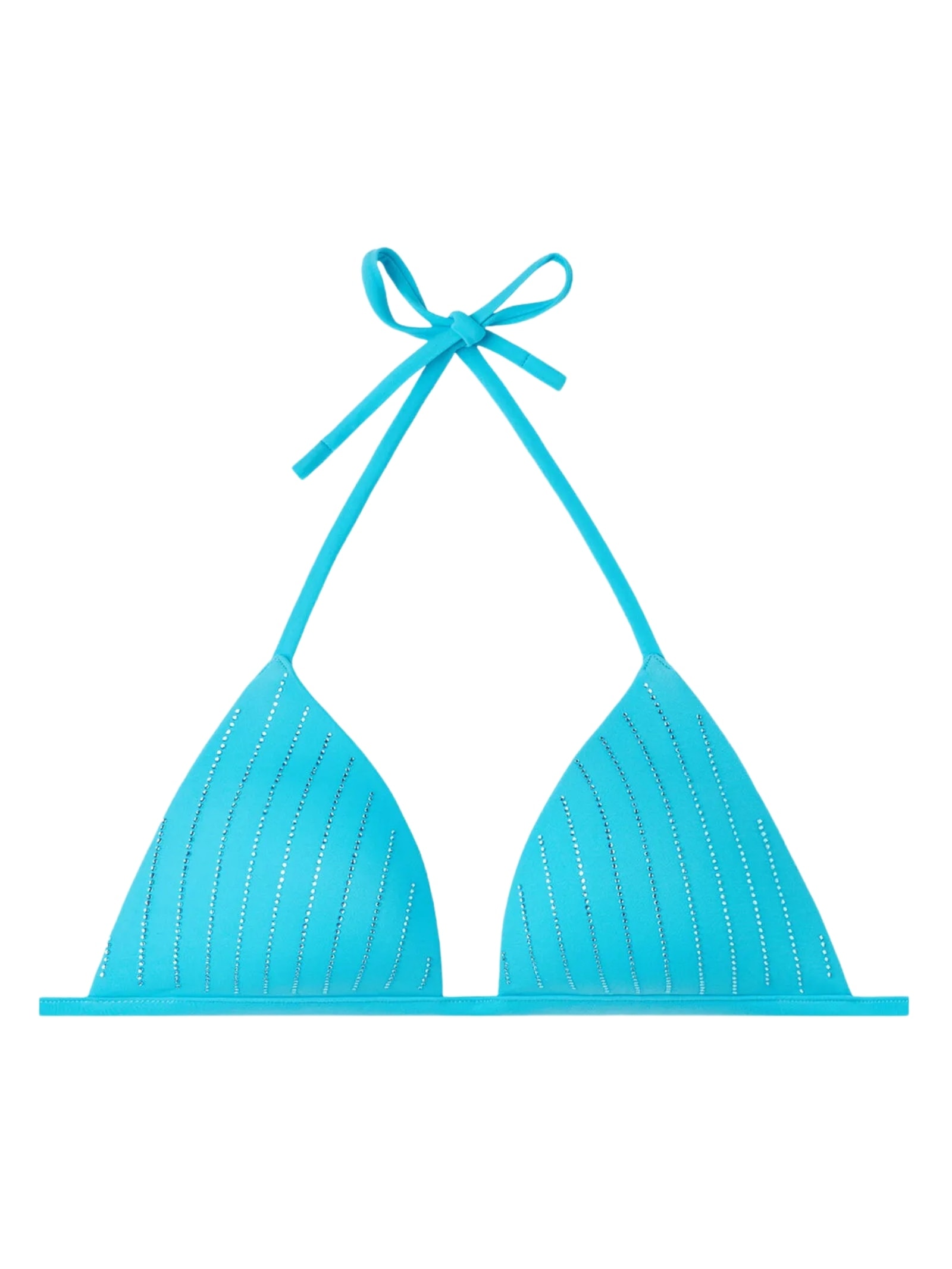 Parte De Cima De Biquíni Triângulo Almofadado Graduado Shanghai Azul Calzedonia