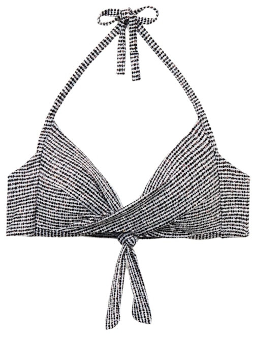 Parte De Cima De Biquíni Triângulo Black Dots – Preto